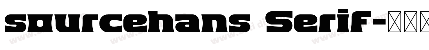 sourcehans Serif字体转换